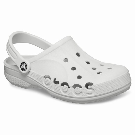 Crocs Baya Men's Clogs White | EHR-805127