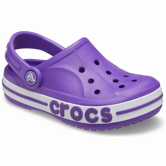 Crocs Bayaband Girls' Clogs Purple | GJK-359827