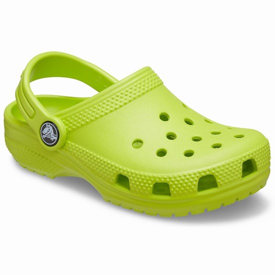 Crocs Classic Boys' Clogs Green | AQS-910786