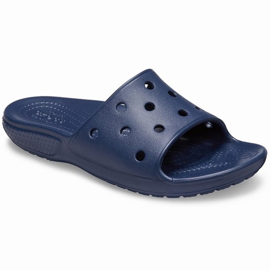 Crocs Classic Boys' Sandals Navy | VQC-052684