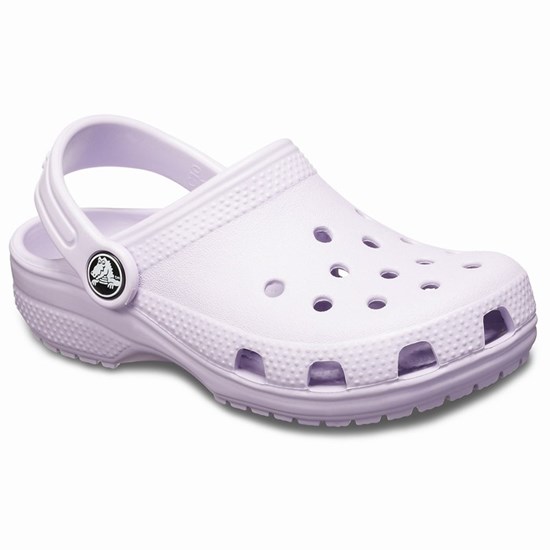 Crocs Classic Girls' Clogs Lavender | FPM-369417