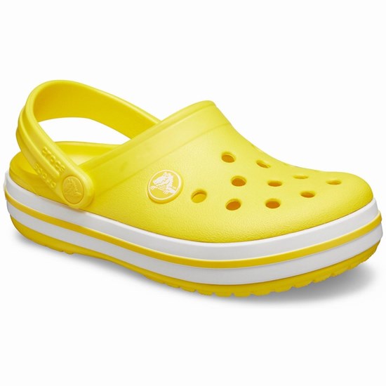 Crocs Crocband™ Girls' Clogs Lemon | GFO-164950