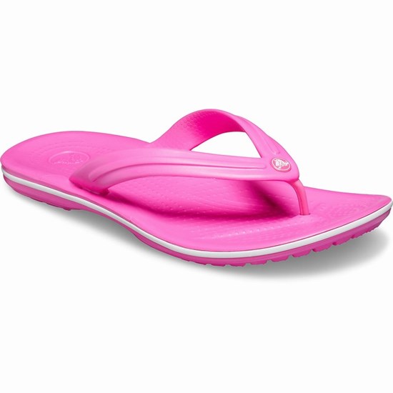 Crocs Crocband™ Men's Flip Flops Pink | NZI-582694