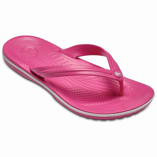 Crocs Crocband™ Women's Flip Flops Pink | YIQ-283194