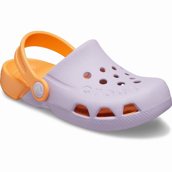 Crocs Electro Girls' Clogs Lavender | RKS-915406