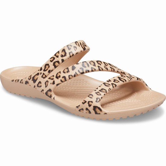 Crocs Kadee II Graphic Women's Sandals Leopard | SLX-092345