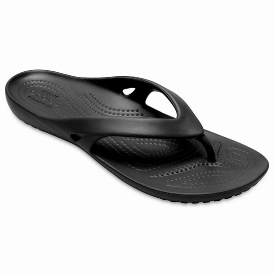 Crocs Kadee II Women's Flip Flops Black | CUL-417260